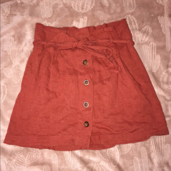 Hollister Dresses & Skirts - Hollister, medium, High rise burnt orange skirt
